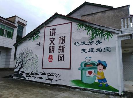  昆山墙绘是现在流行的墙体广告