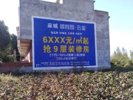 昆山品牌公司青睐的墙体广告