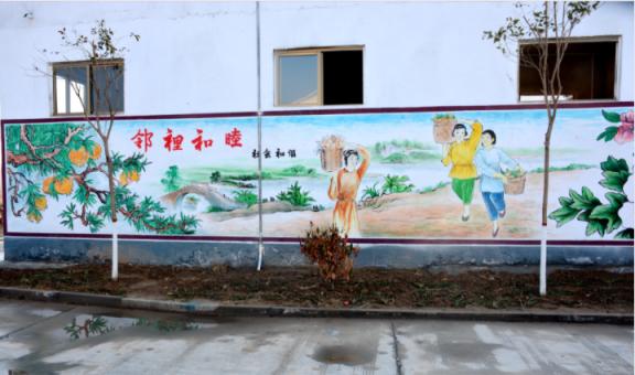 昆山乡镇文化墙 乡风文明焕发新活力