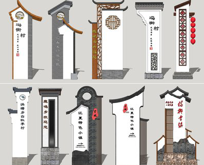  昆山美丽乡村标识标牌有哪些分类？