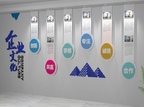  昆山企业文化墙需要传递什么办公文化？