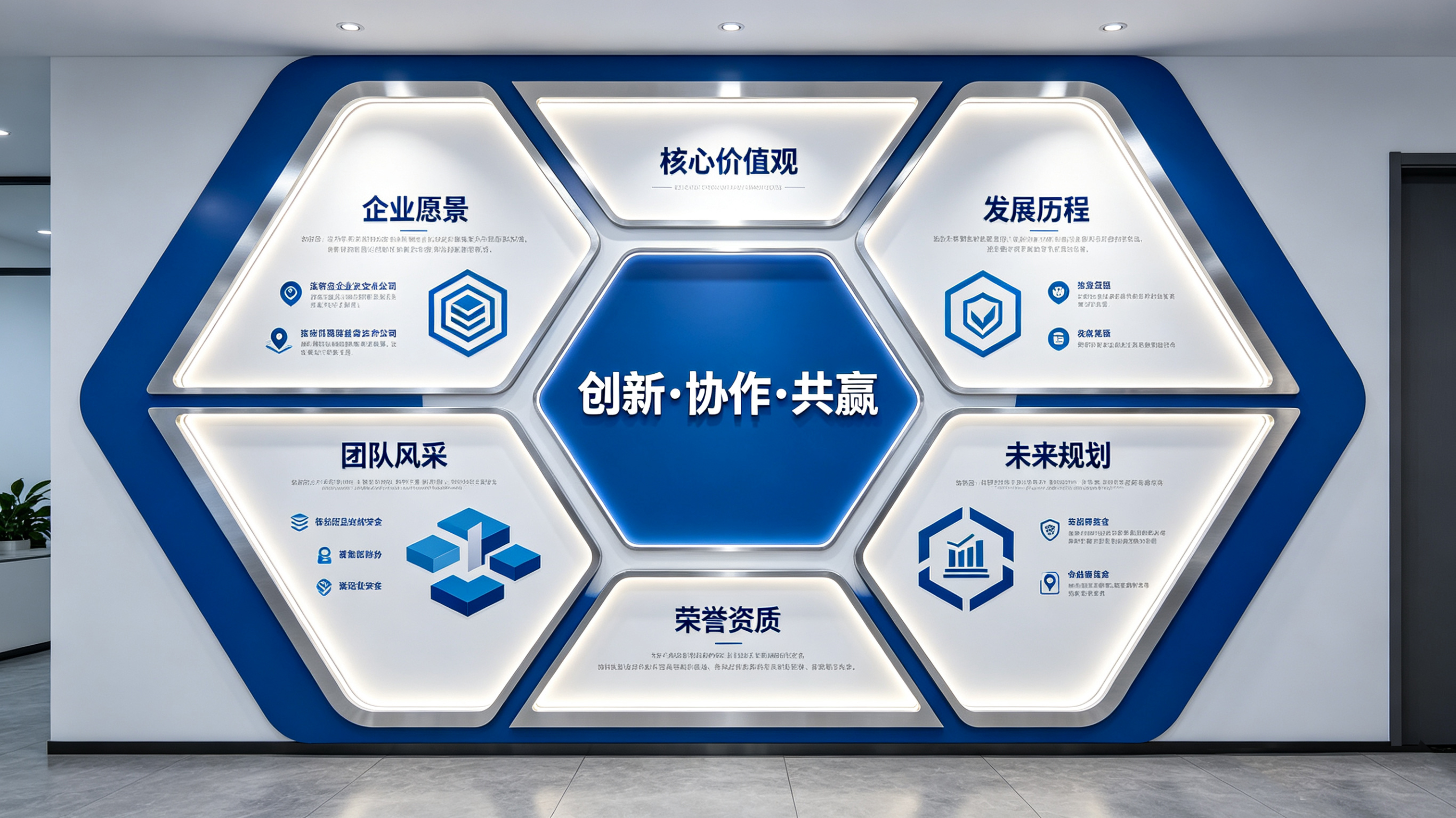  昆山企业文化墙六边形避坑指南（新手常犯5个错误）